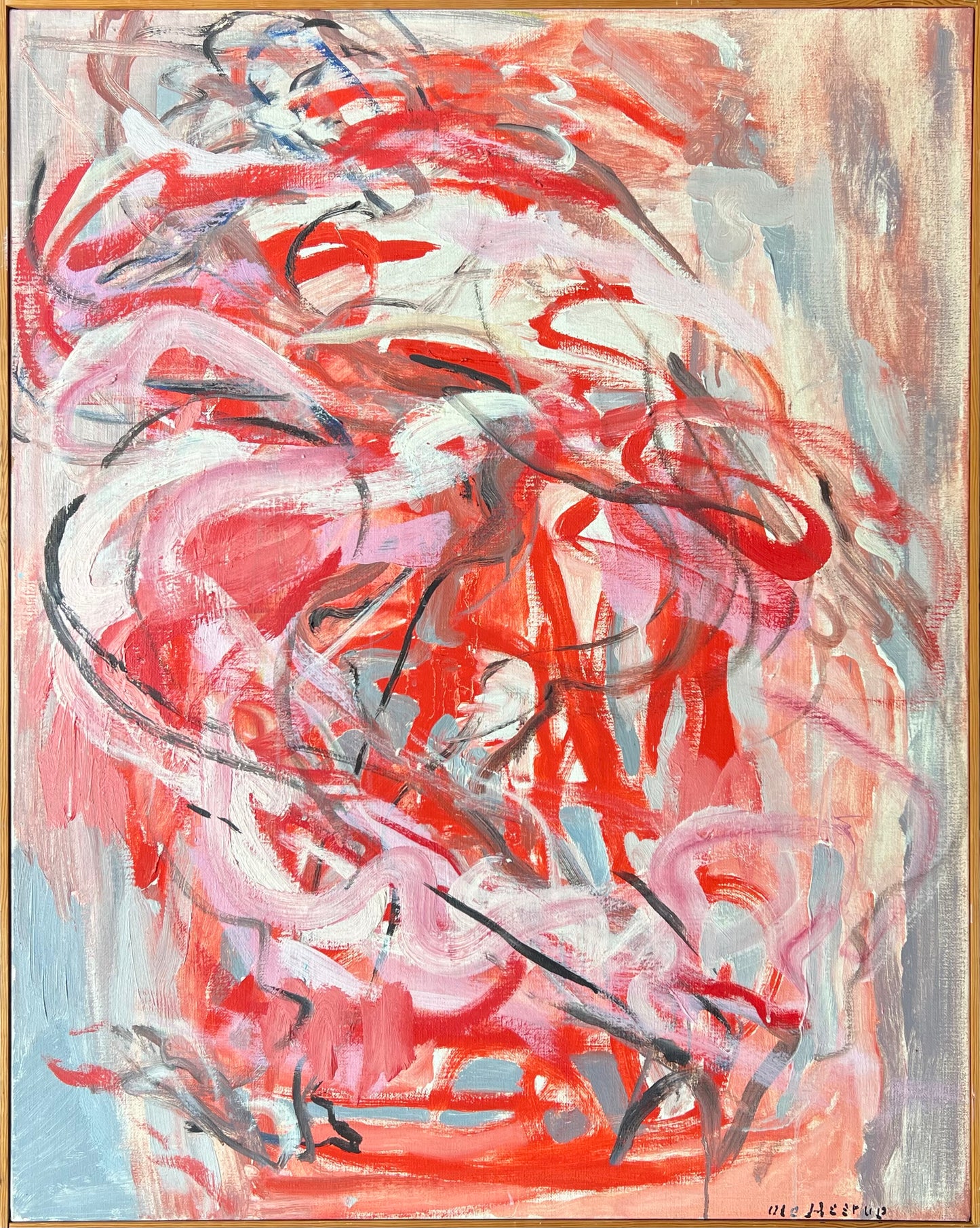 Ole Heerup. “I rød”, 1984