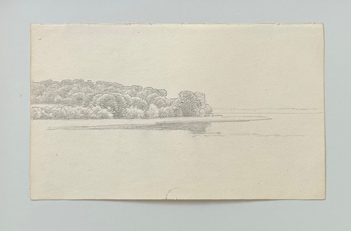 P. C. Skovgaard. Landscape study, ca. 1852