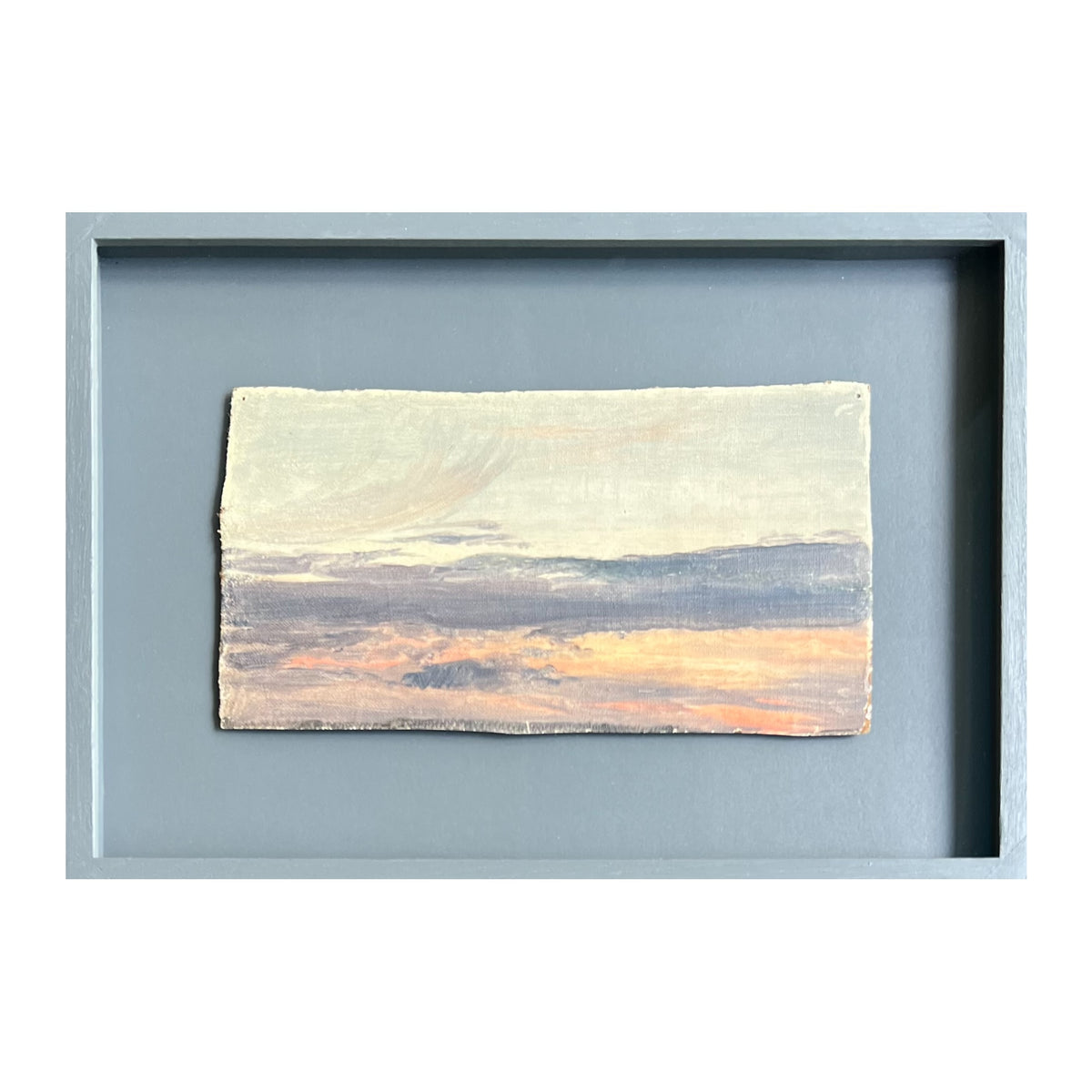 Niels Skovgaard. Sunset cloud study