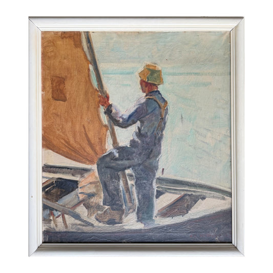 K. O. Hilkier. Sailor in his boat, 1930’s