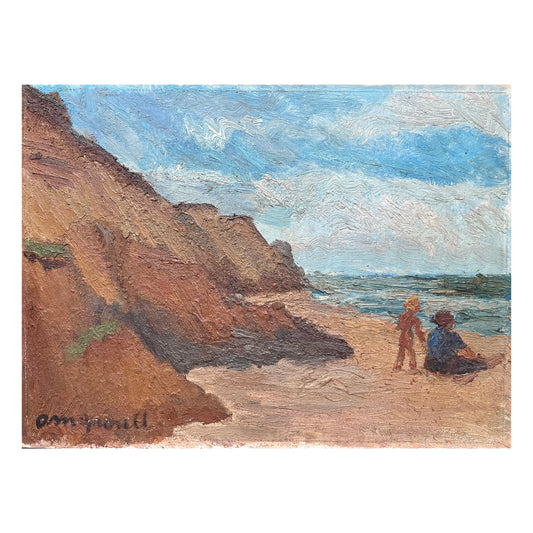 Anne Margrethe Grosell. Study from the beach