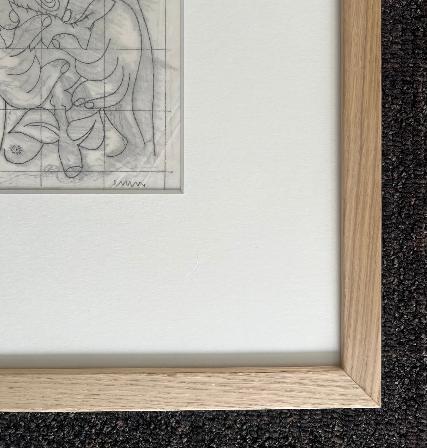 Egon Møller-Nielsen. Sketch for “Den blinda flicka”, 1945