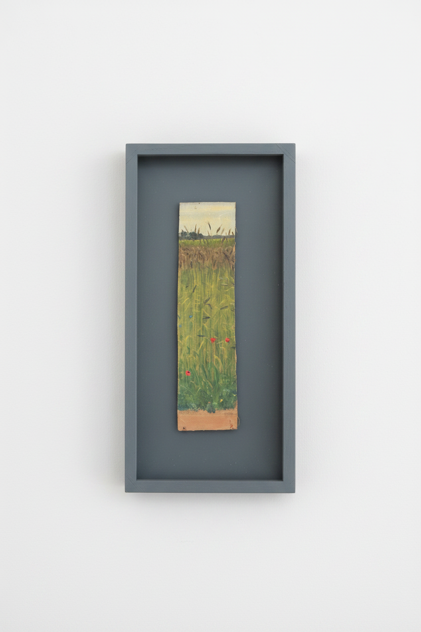 Niels Skovgaard. Study of a flowering field