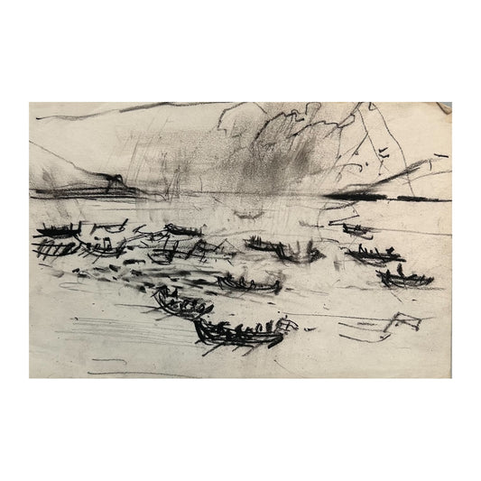 John Olsen. “Grindedrab scene”