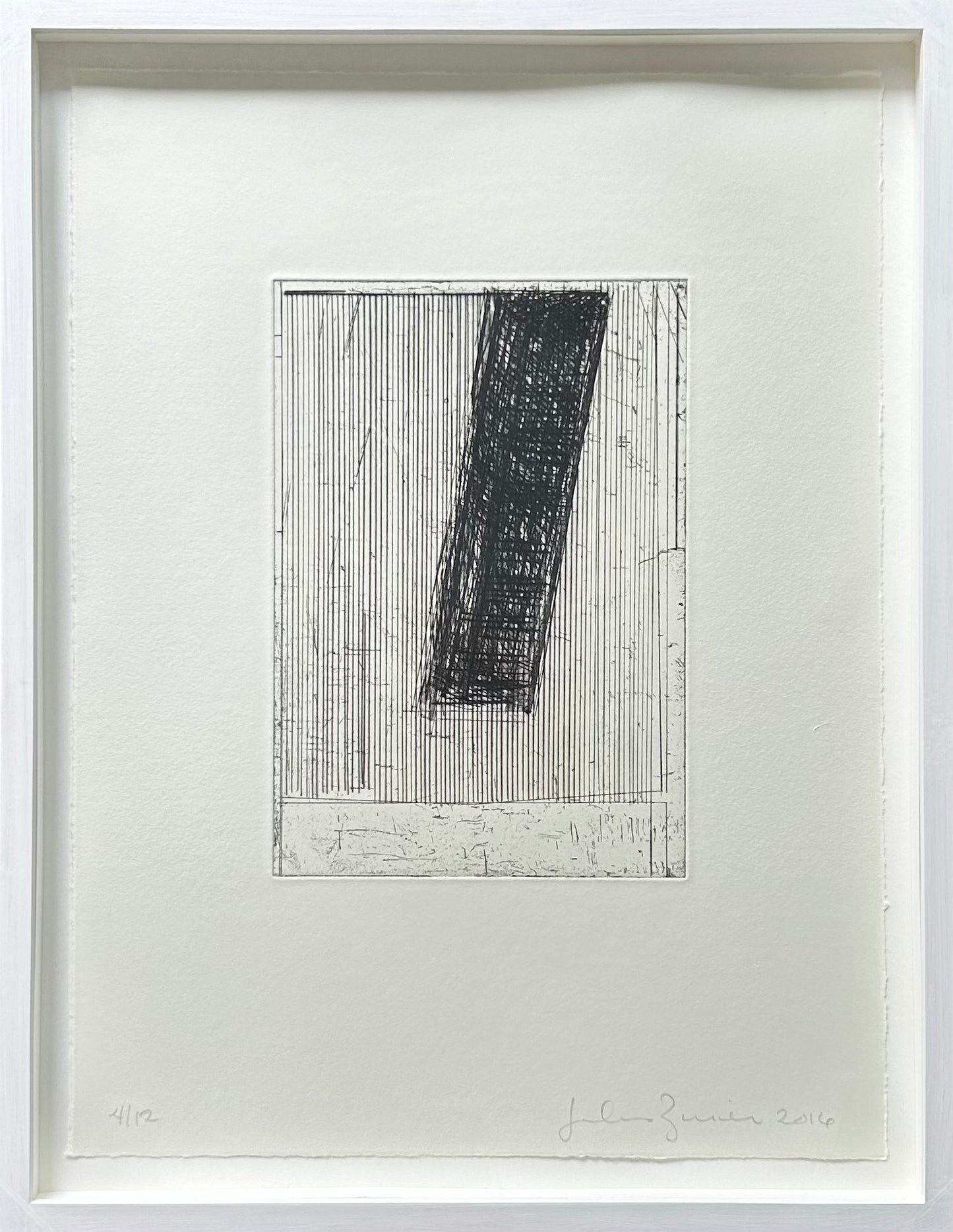 John Zurier. “Summer Book black hardground”, 2016