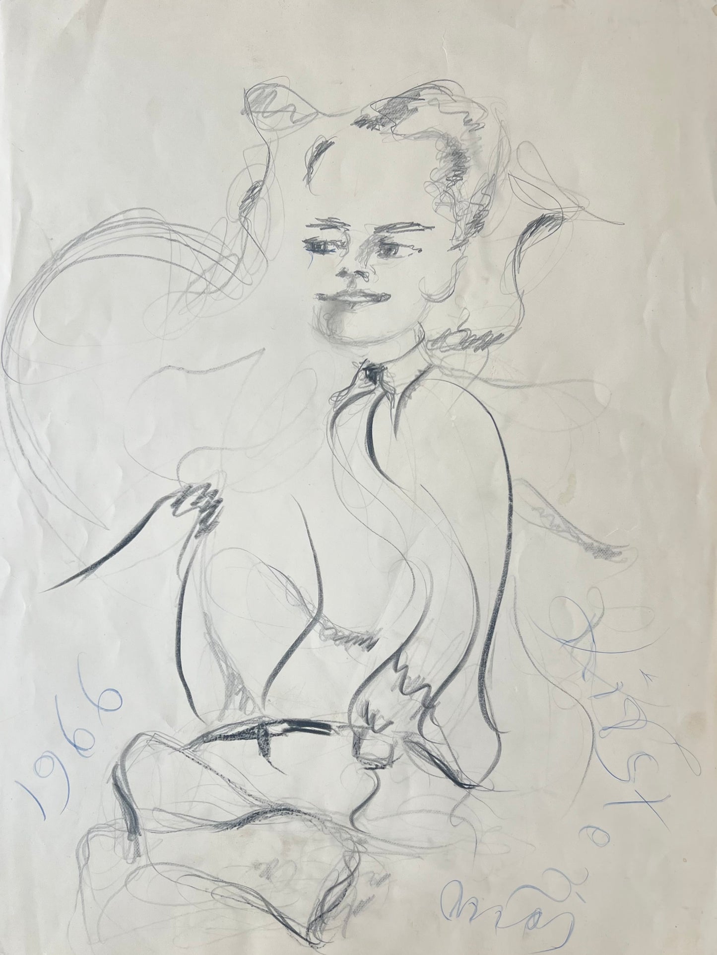 Kirsten Kjær. Portrait, 1966