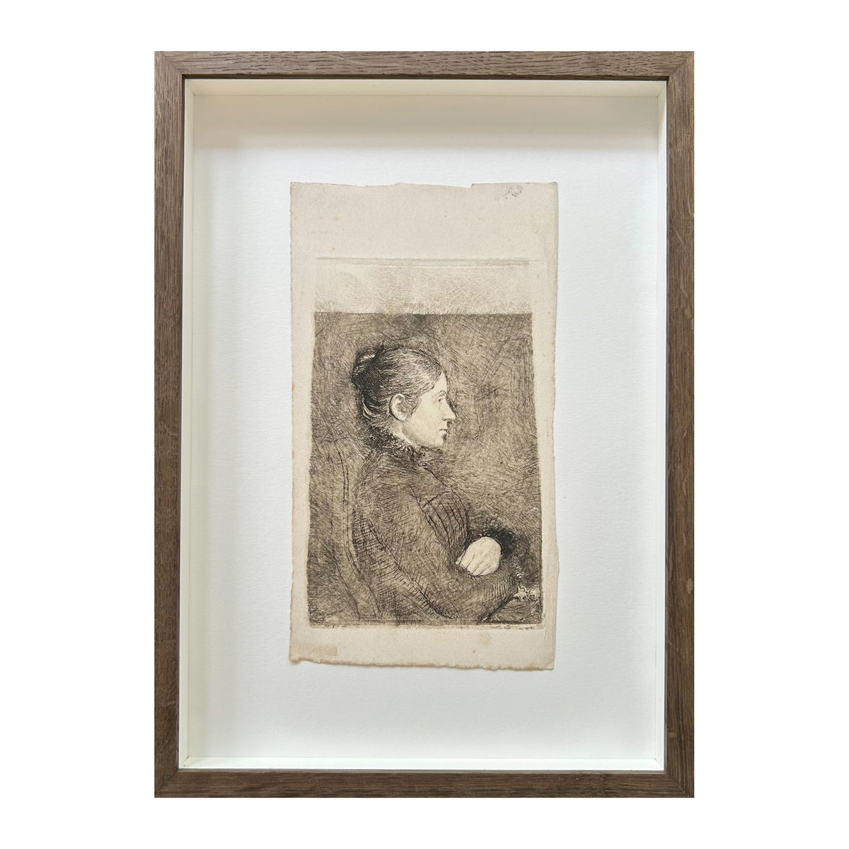 Niels Skovgaard. Portrait of Susette Holten, ca. 1884