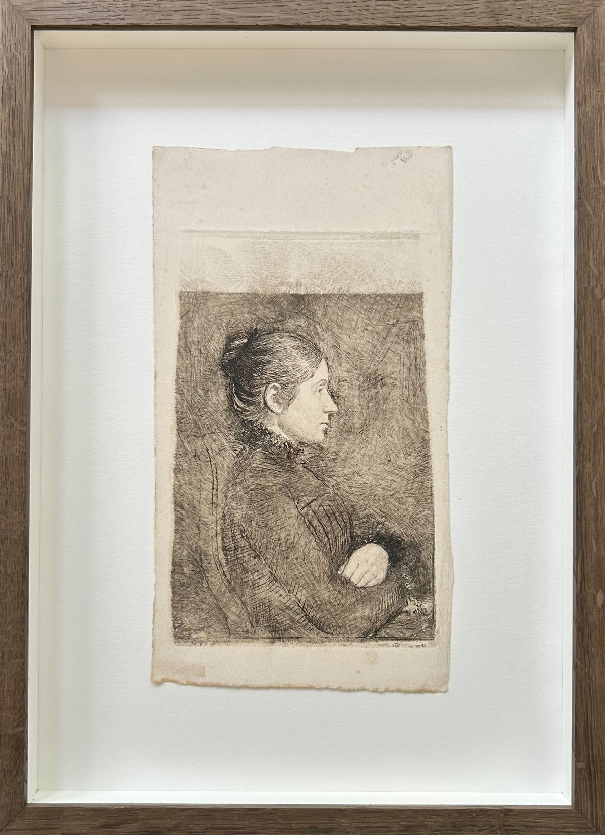 Niels Skovgaard. Portrait of Susette Holten, ca. 1884