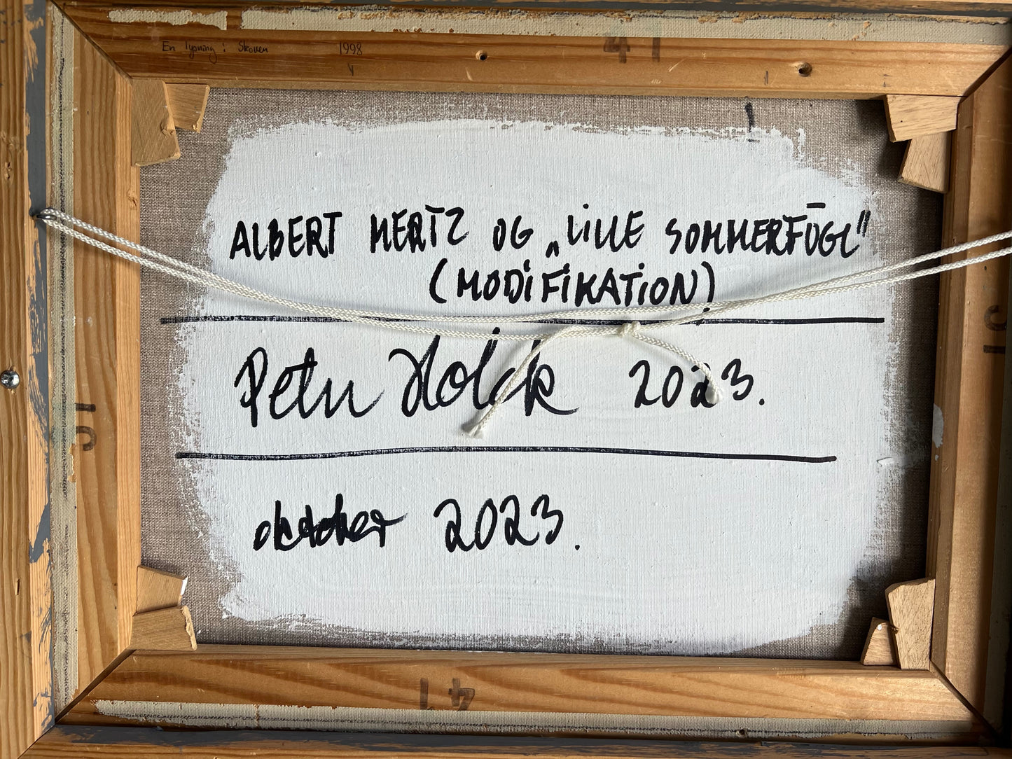 Peter Holck. “Albert Mertz og “lille sommerfugl”, 2023