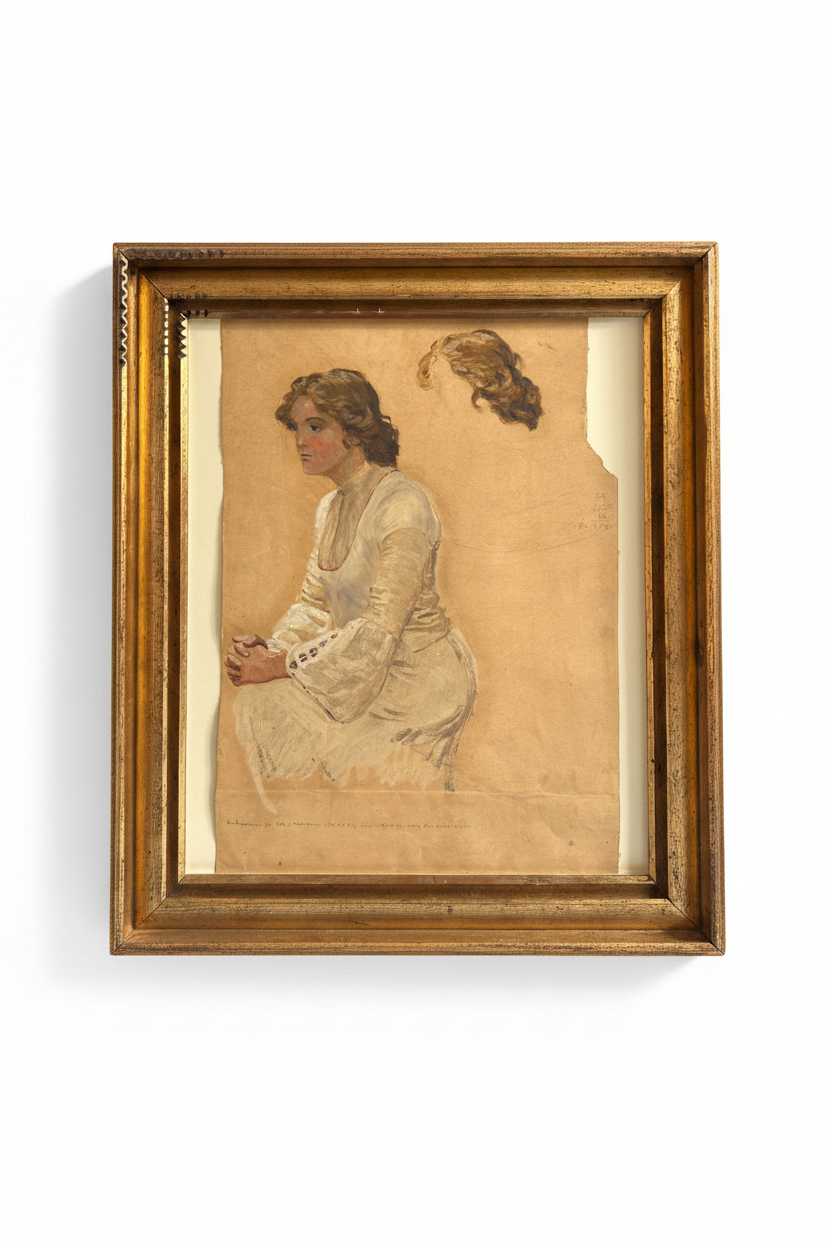 Niels Skovgaard. Study for Immanuelskirken