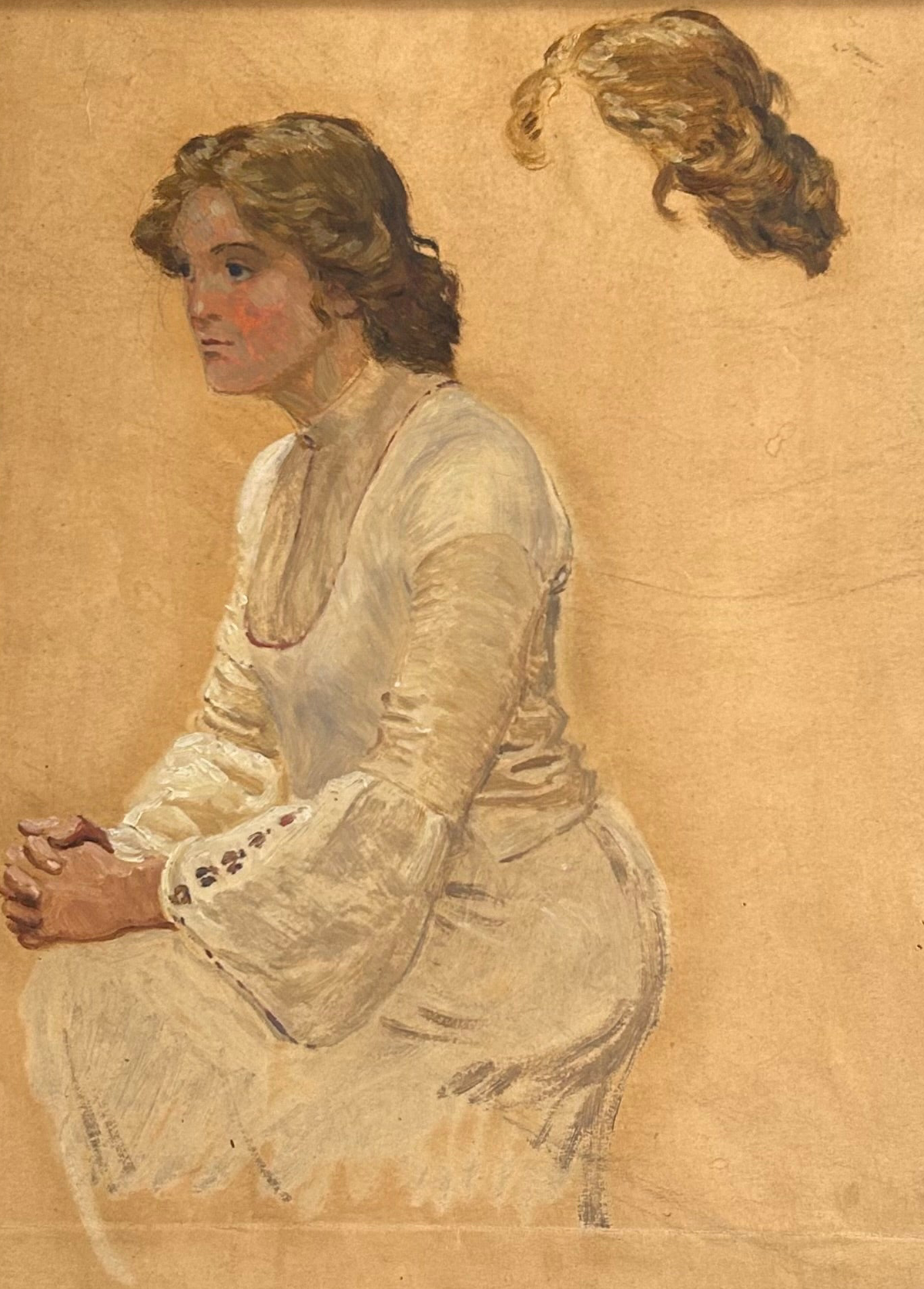 Niels Skovgaard. Study for Immanuelskirken