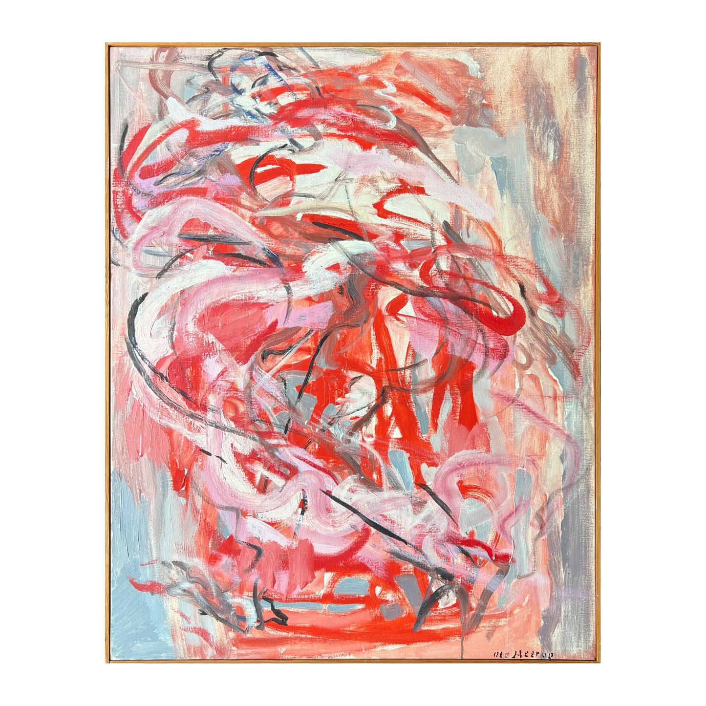 Ole Heerup. “I rød”, 1984