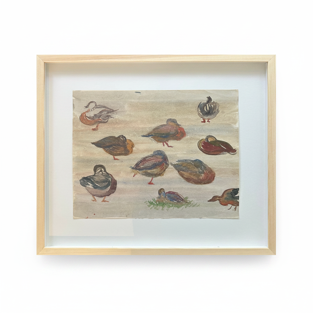 Elsa Nielsen. Ducks, ca 1950