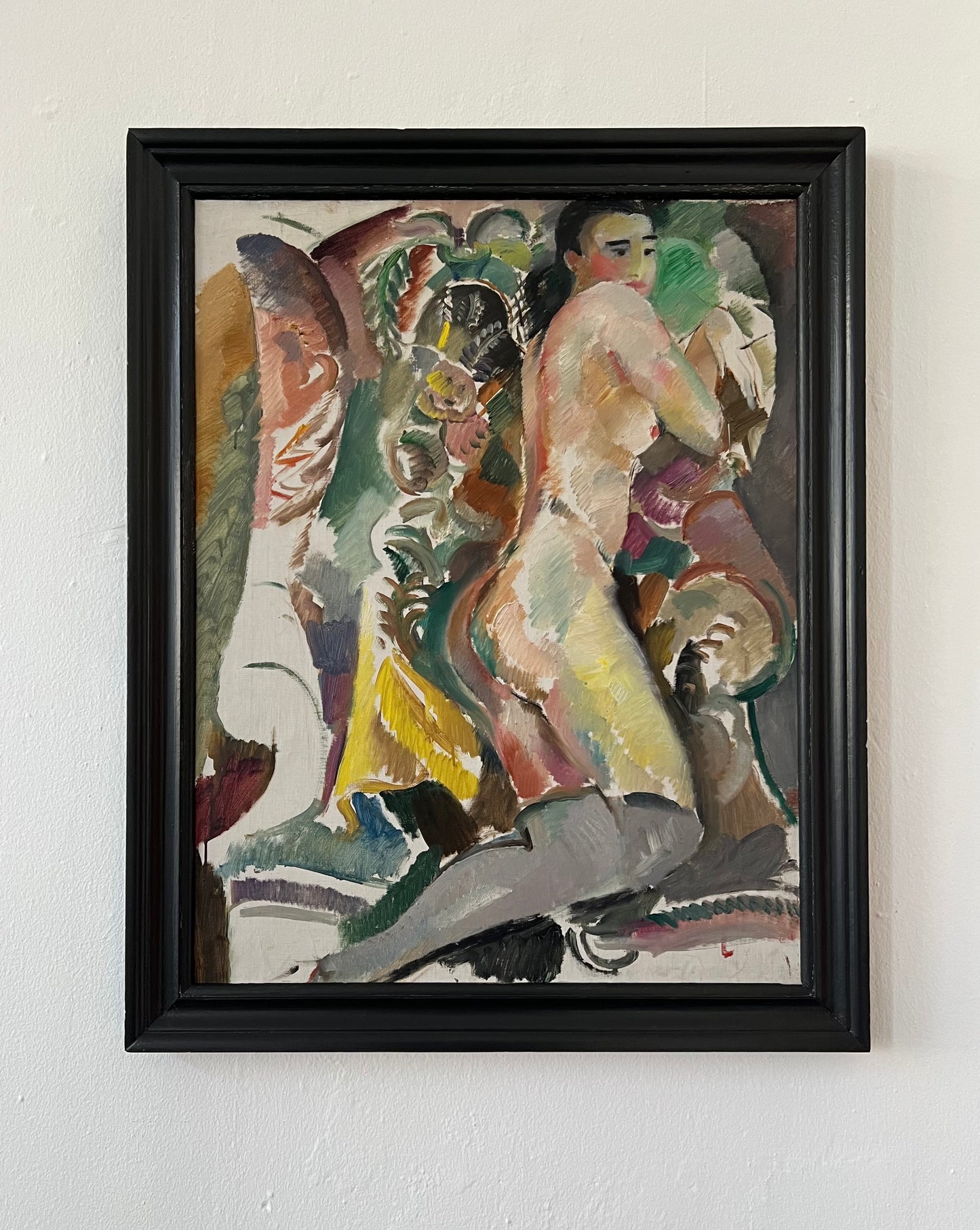 Jules Schyl, ascribed to. Woman in interior, 1920/30’s