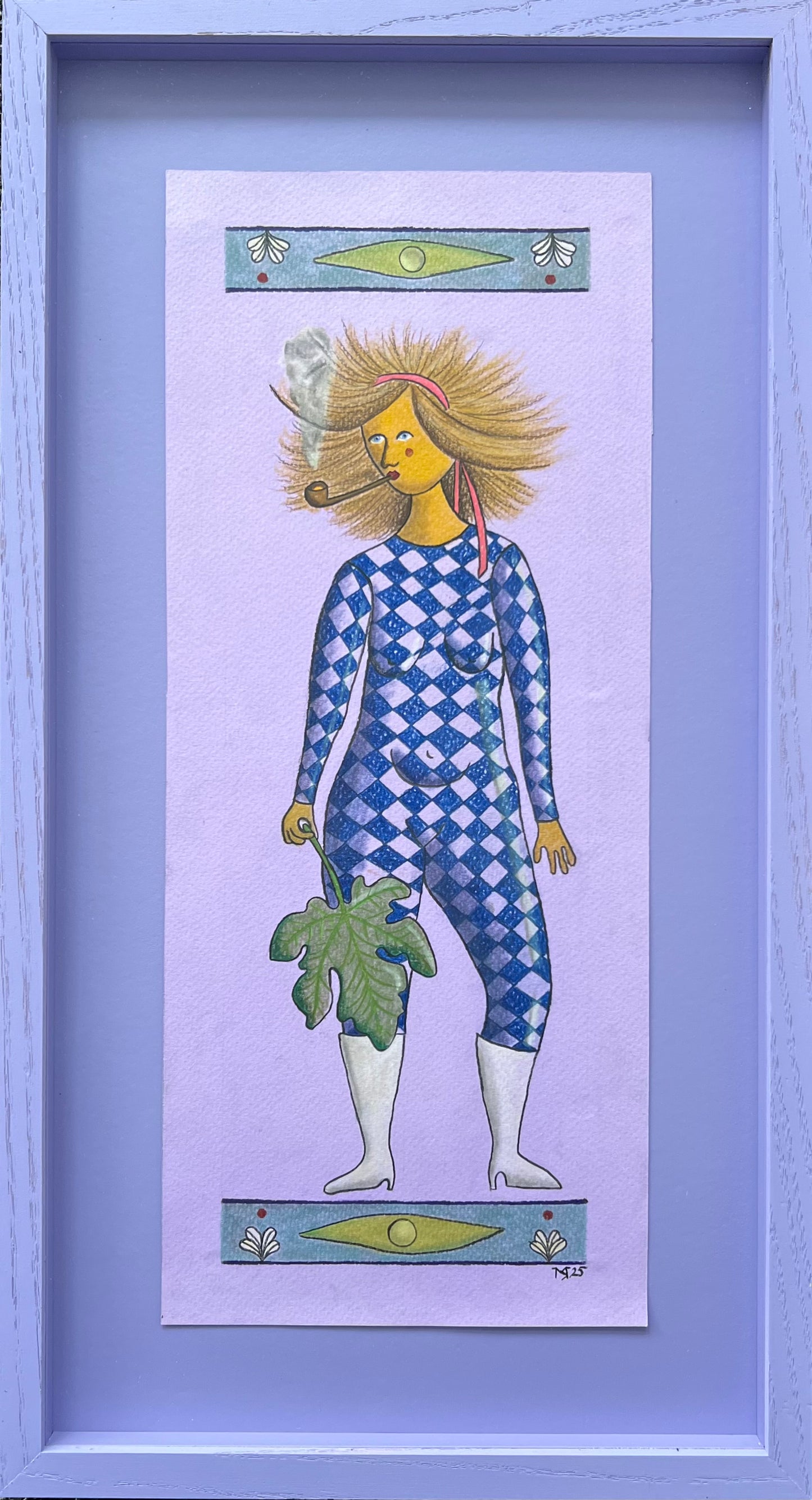 Mette Rasmussen. “Piberygende kvinde II”, 2025