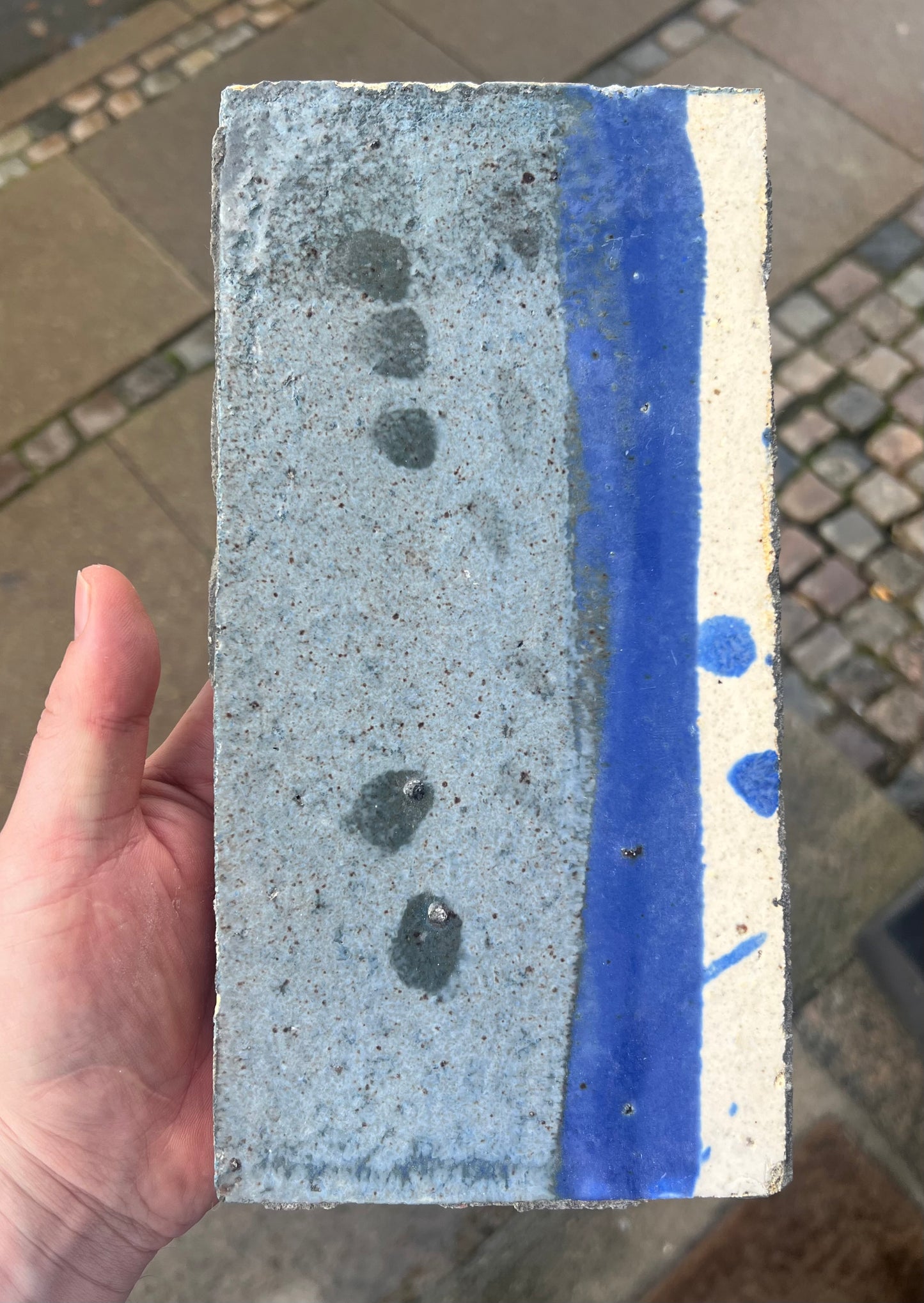 Else Fischer-Hansen. Stoneware tile, 1958