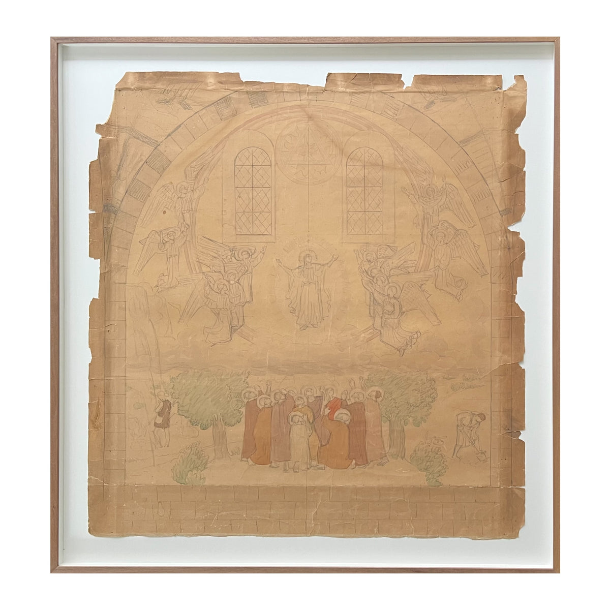 Joakim Skovgaard. Sketch for fresco in Viborg Domkirke