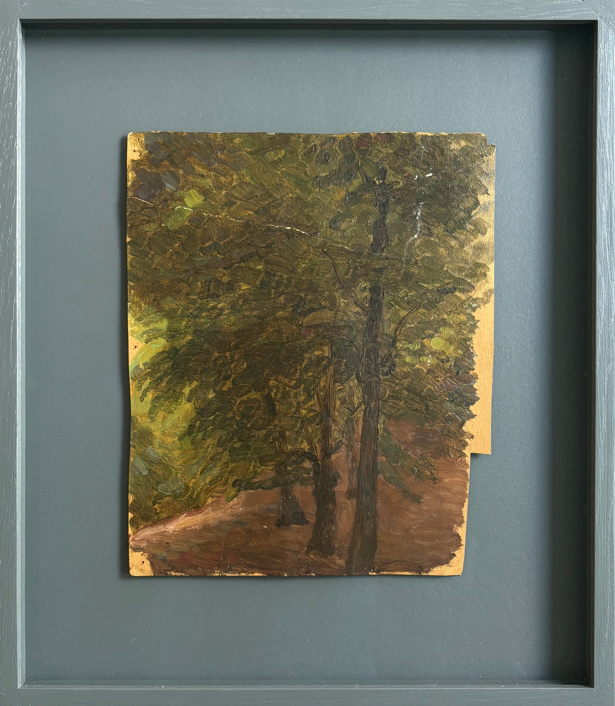 Niels Skovgaard. Study of trees, 1870’s