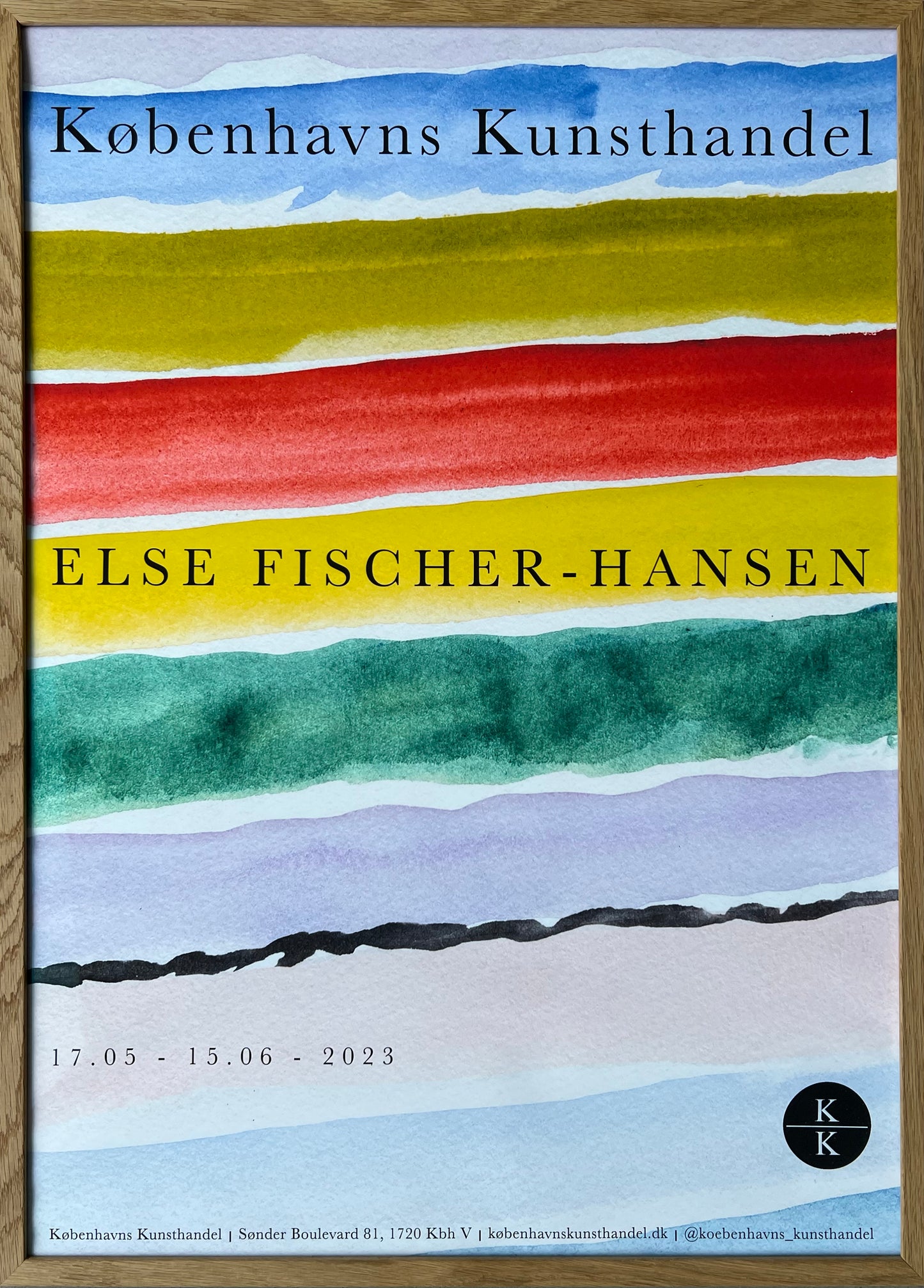 Else Fischer-Hansen. Exhibition poster, 2023
