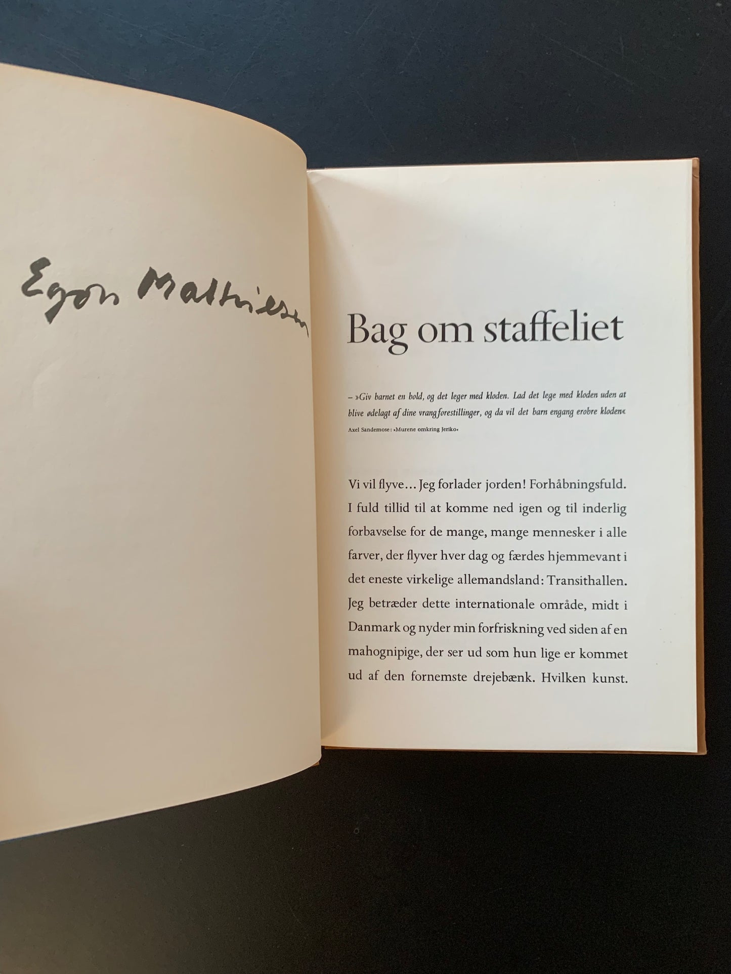 Egon Mathiesen. "Behind the Easel", 1962