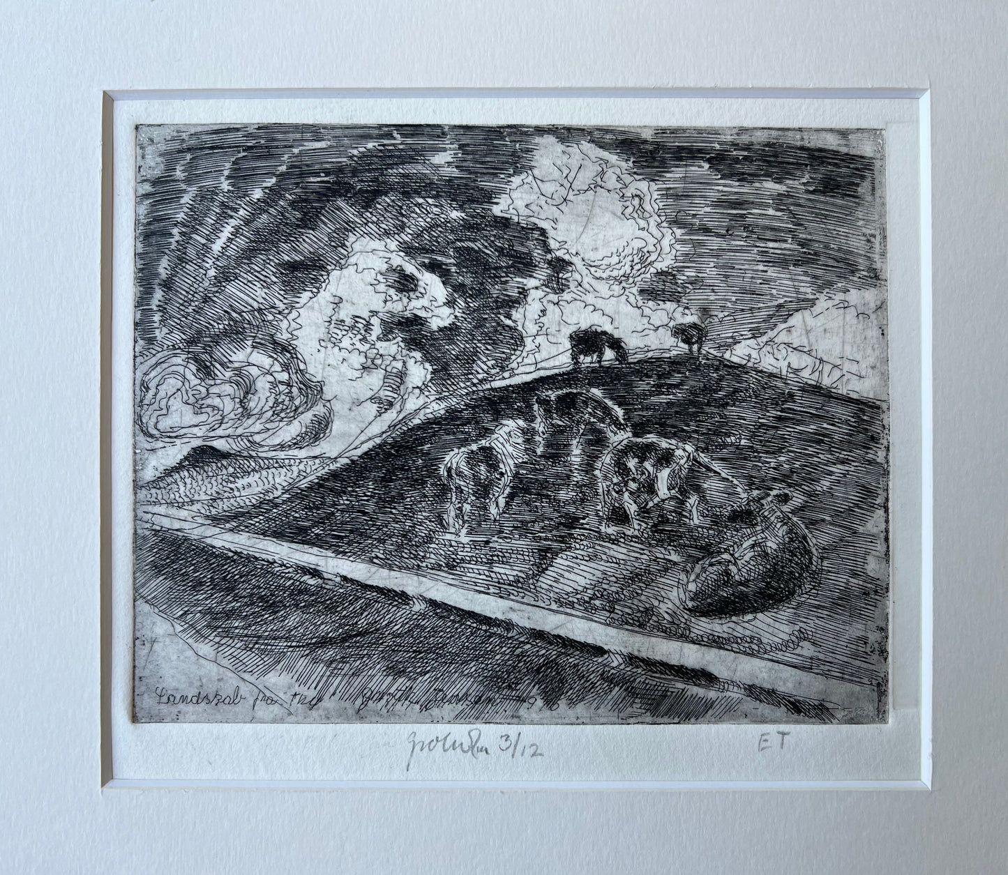Jens Peter Groth-Jensen. "Landscape from Thy", 1970