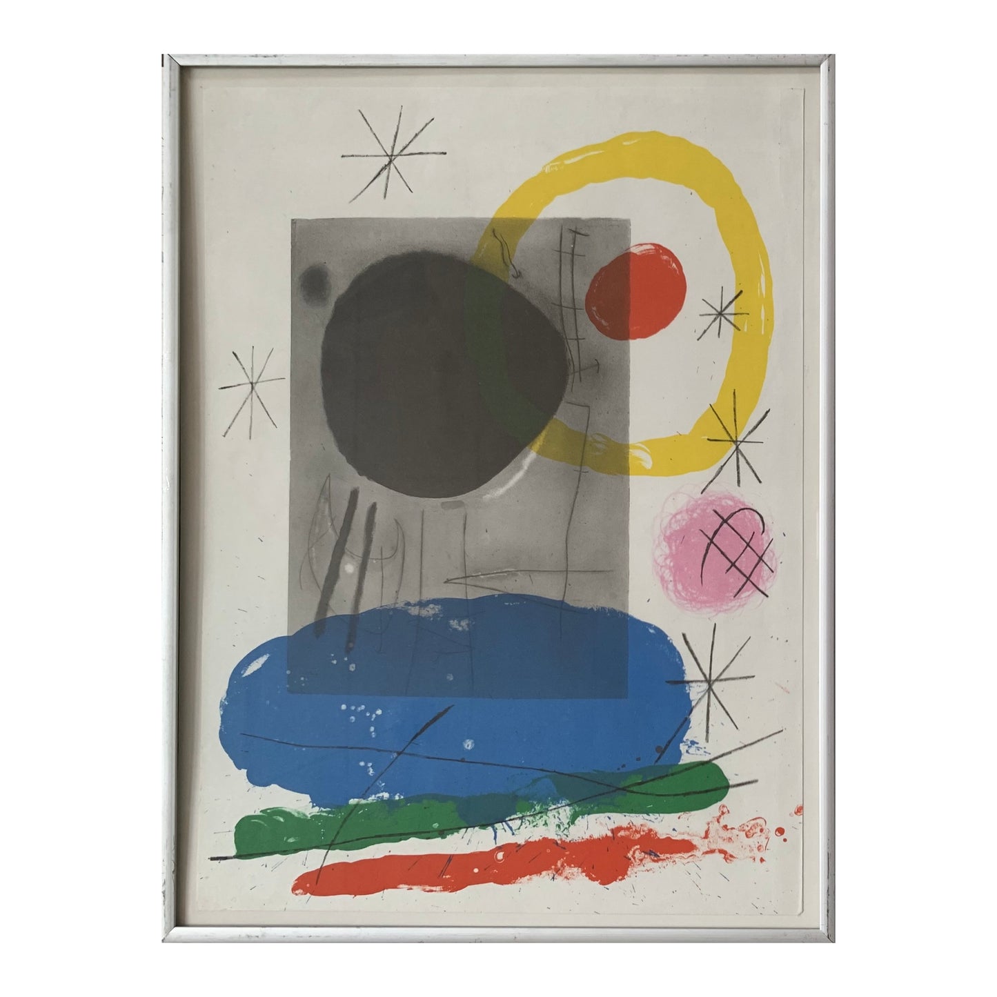 Joan Miró. Composition, litograph