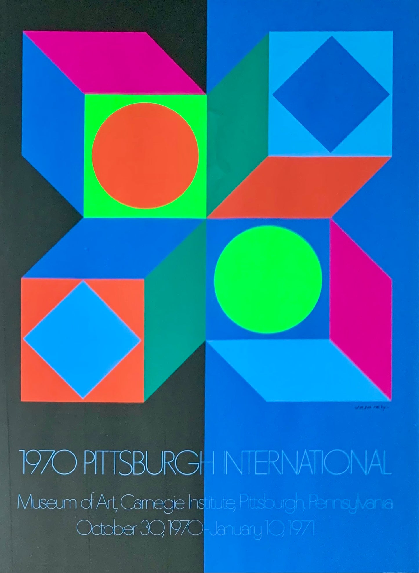 Victor Vasarely. 1970 Pittsburgh International