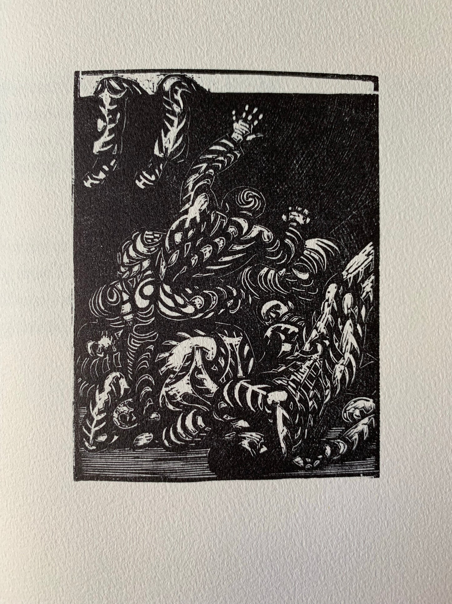Jan Garff. "Modern Danish Graphics and Poetry", original prints by JF Willumsen ao, 1960