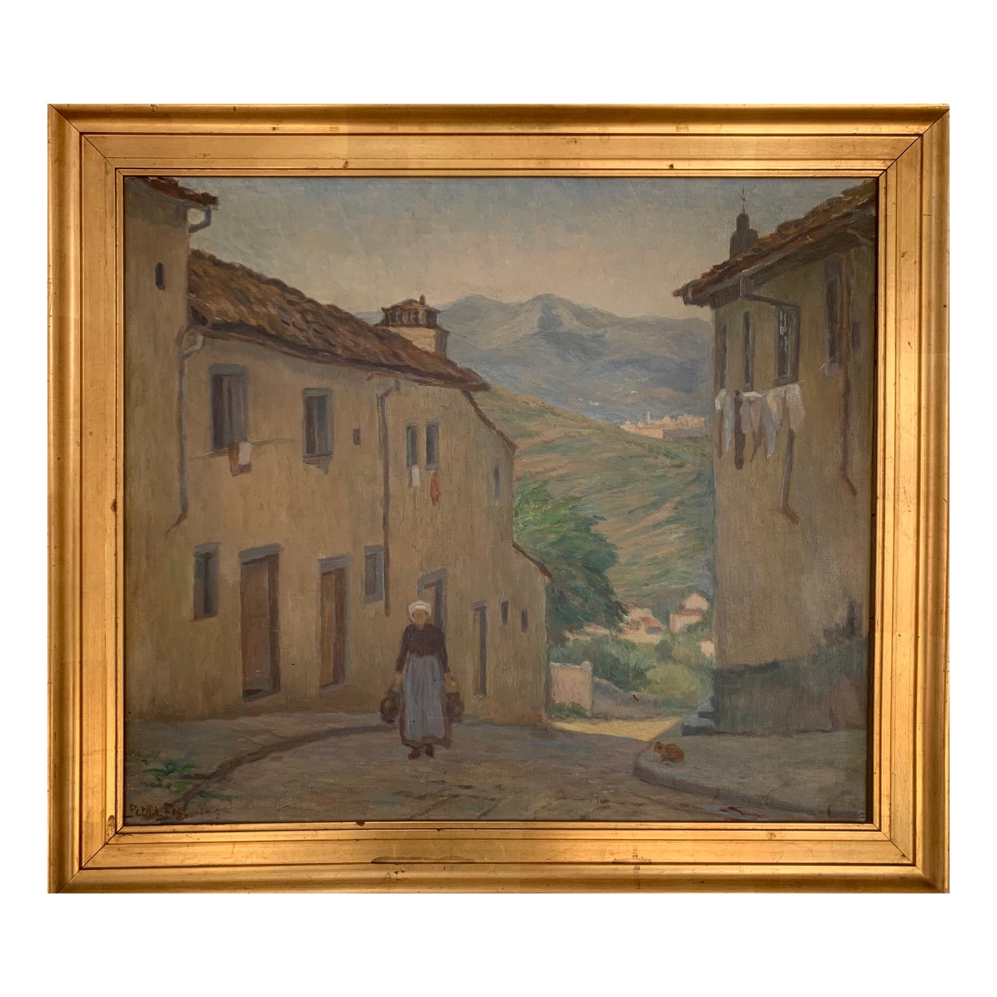 Petra Foss. “Gaden ved foden af Vallombrosina”, 1923