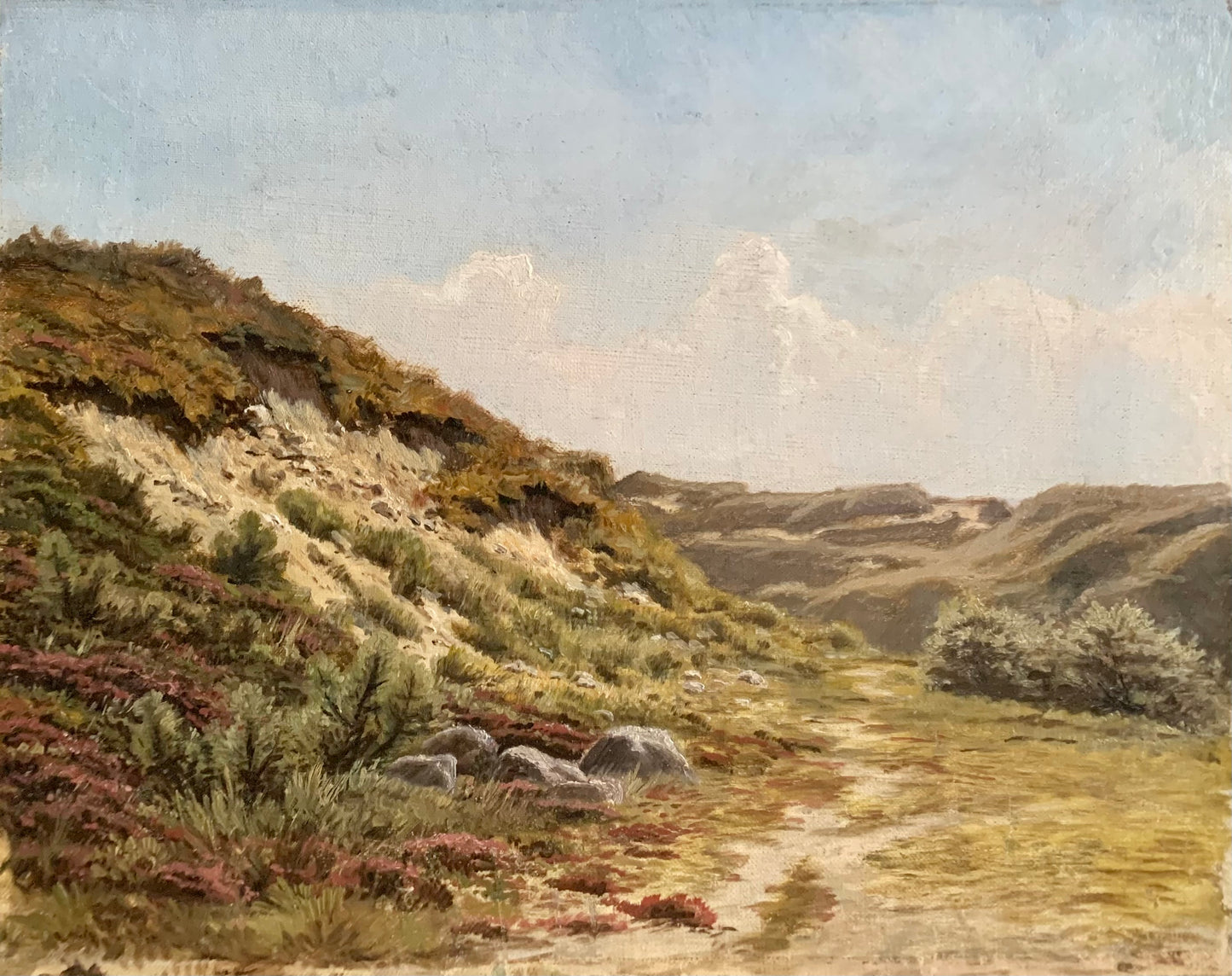 Danish painter. Study of dunes, 1903