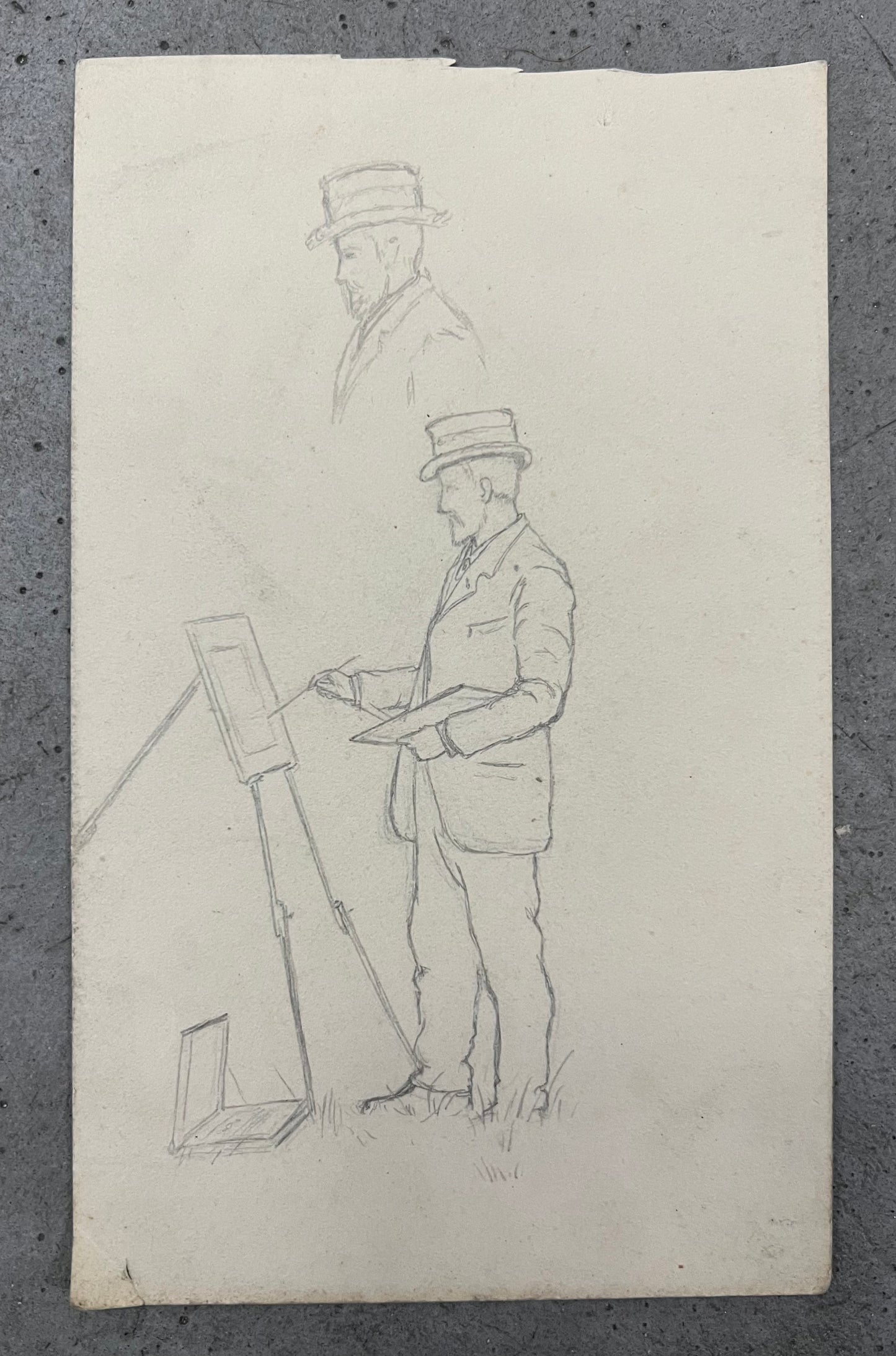 Axel Bredsdorff. Two portraits of J. U. Bredsdorff, ca. 1898
