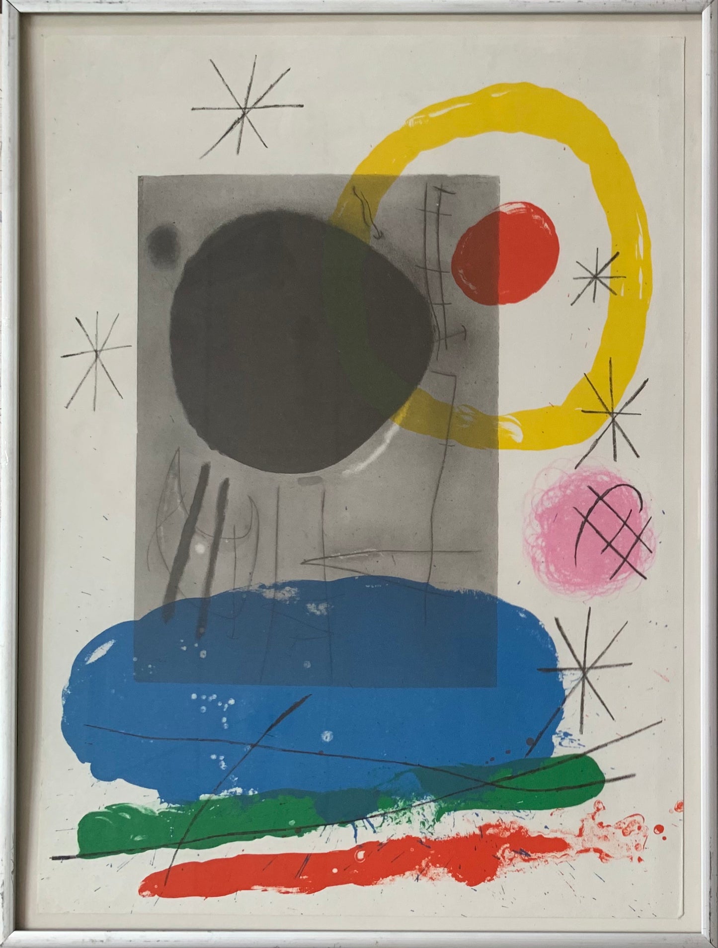 Joan Miró. Composition, litograph