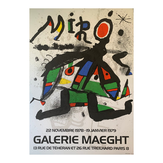 Joan Miro. "Gallery Maeght", 1978